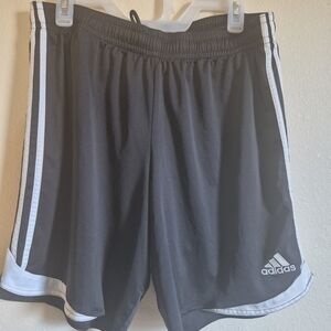 Adidas Black and White Sports Shorts